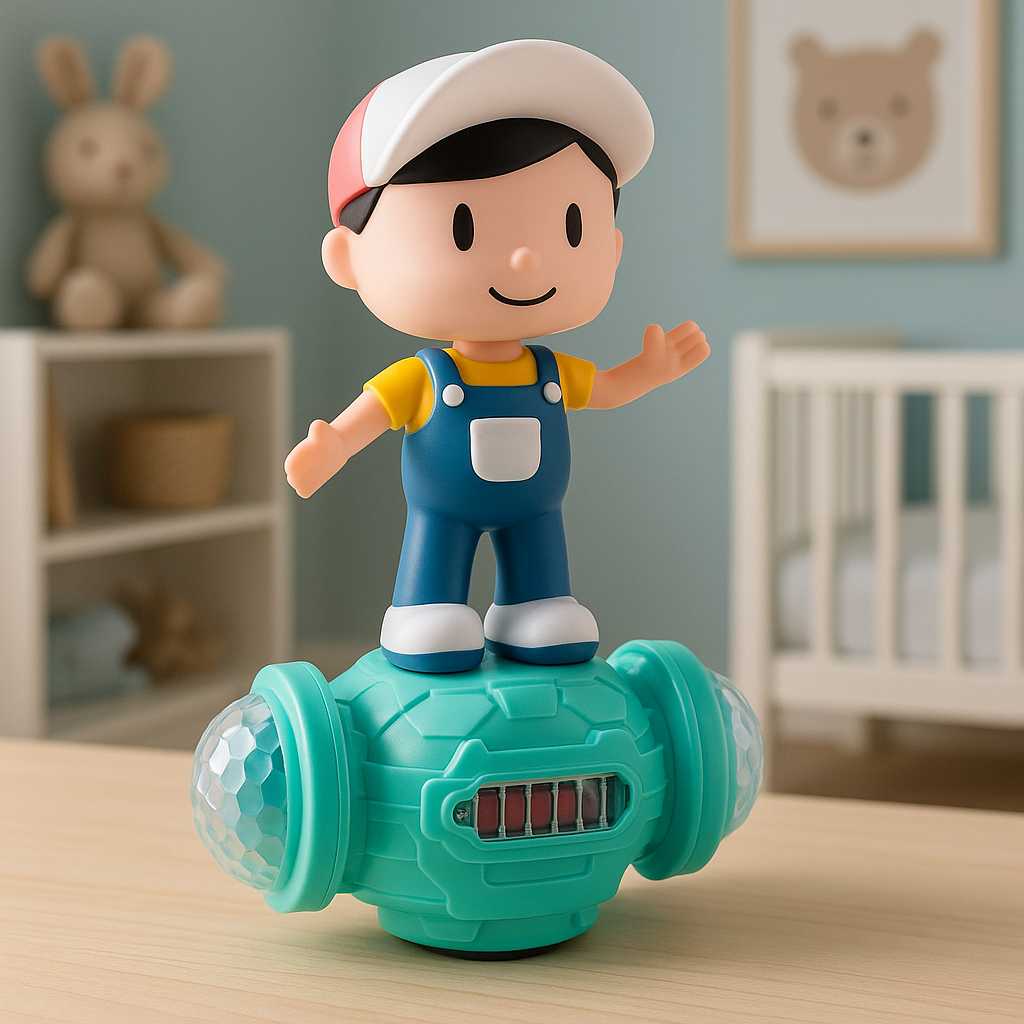 SOLO CITY Battery Operated Dancing Fashion Boy Skates Hoverboard Vehicle Toy with 5D Light, Music, 360° Rotation and Bump & go Action for Kids|Boys|Girls (Color-as per Availability) ARTICLE NO TYHBESMD1M