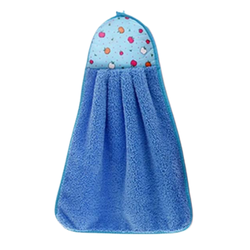 SPRINGSTONE Pack of 1 Microfiber Wash Basin Hanging Hand Kitchen Towel Napkin with Loop ARTICLE NO HFBTSSHD1M