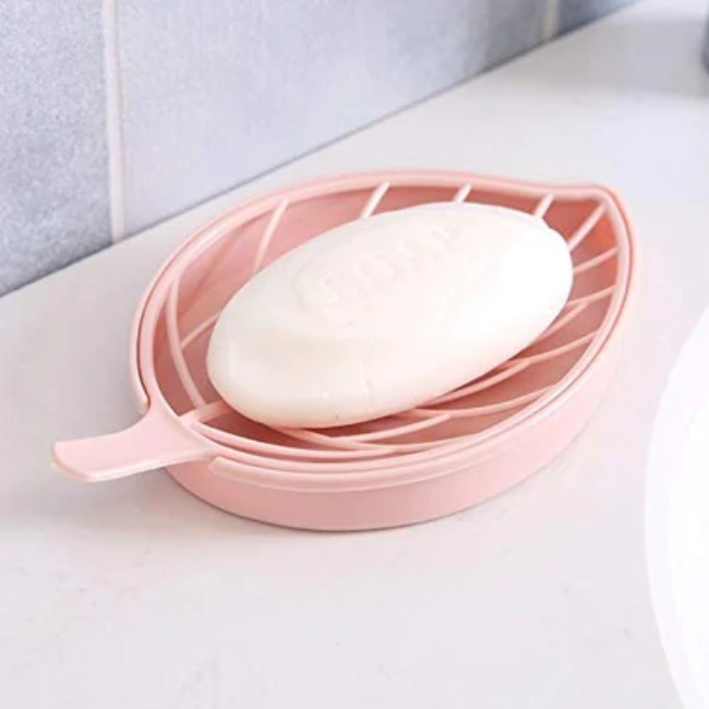 WELLMORA LEAF SHAPE DISH BATHROOM SOAP HOLDER ARTICLE NO HKLSDBSHWD1M