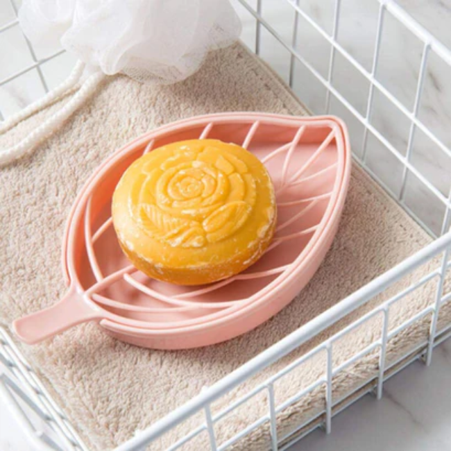 WELLMORA LEAF SHAPE DISH BATHROOM SOAP HOLDER ARTICLE NO HKLSDBSHWD1M