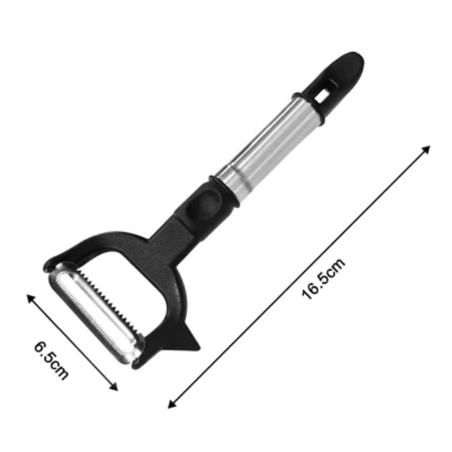 WELLMORA 2-IN-1 DOUBLE JULIENNE AND VEGETABLE PEELER ARTICLE NO HKDJVPWD1M