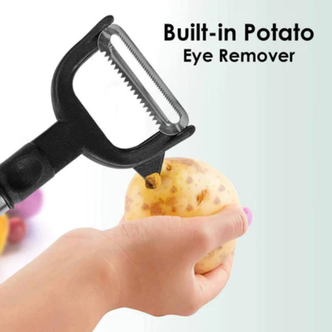 WELLMORA 2-IN-1 DOUBLE JULIENNE AND VEGETABLE PEELER ARTICLE NO HKDJVPWD1M