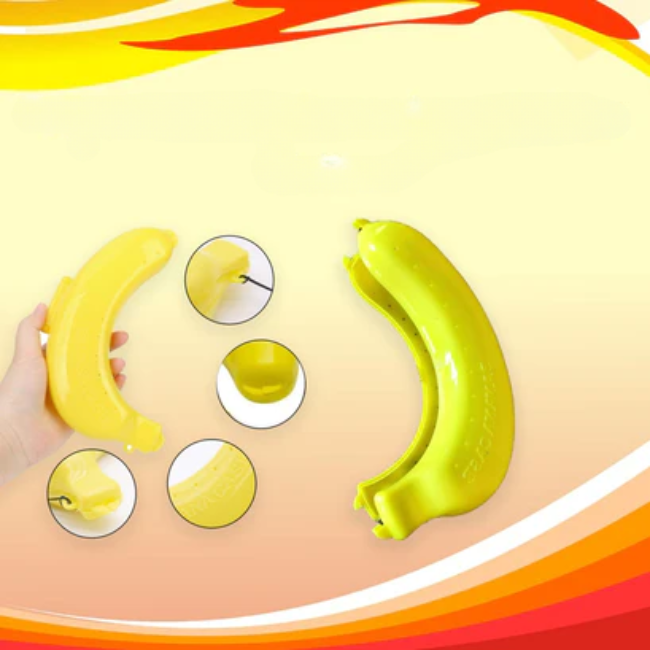 WELLMORA BANANA CASE LUNCH BOX YELLOW ARTICLE NO HKBCLBWD1M