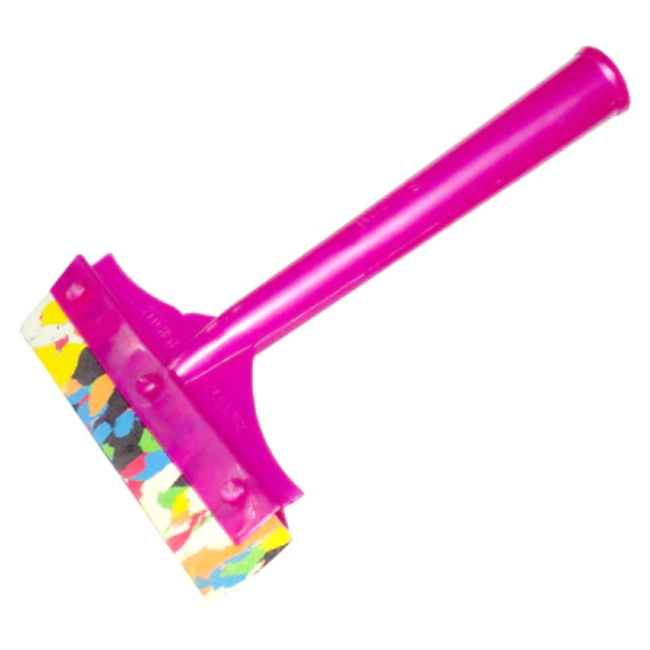 WELLMORA PREMIUM QUALITY FOAM PLASTIC HANDLE BATHROOM FLOOR CLEANING WIPER ARTICLE NO HKFPHBFCWWD1M
