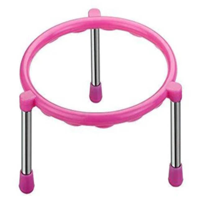 WELLMORA STAINLESS STEEL SINGLE RING MATKA STAND ARTICLE NO HKSSSRMSWD1M