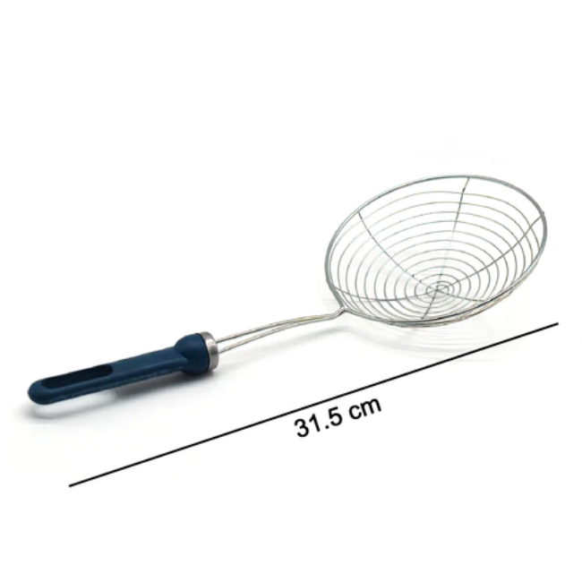 WELLMORA ROUND STAINLESS STEEL DEEP FRY /MESH STRAINER ARTICLE NO HKRSSDFSWD1M