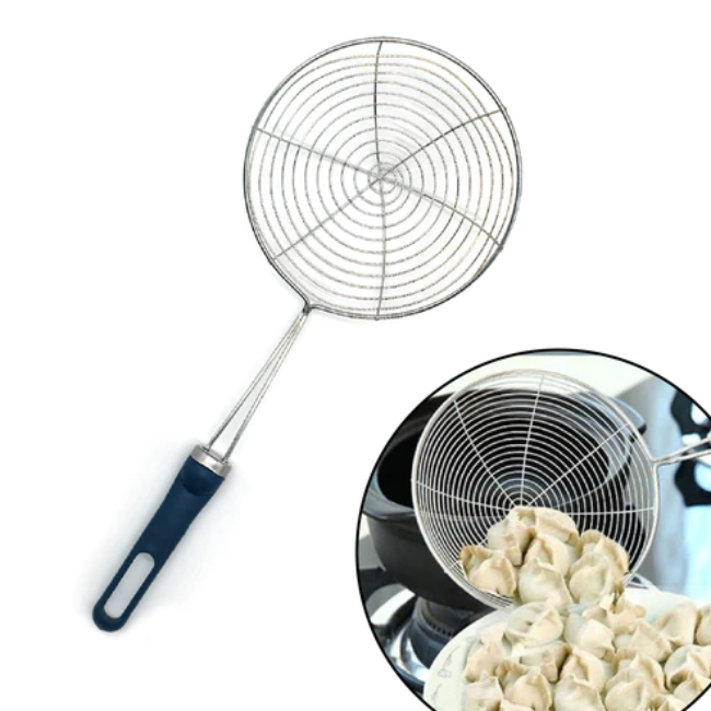 WELLMORA ROUND STAINLESS STEEL DEEP FRY /MESH STRAINER ARTICLE NO HKRSSDFSWD1M
