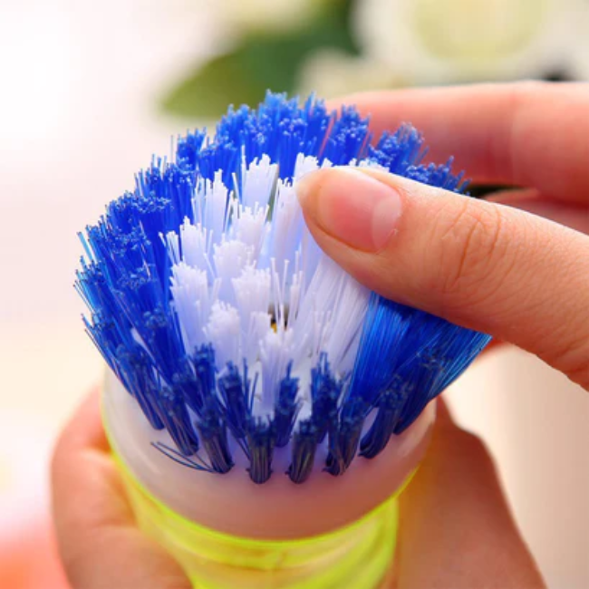 WELLMORA CLEANING BRUSH WITH LIQUID SOAP DISPENSER ARTICLE NO HKCBLSDWD1M