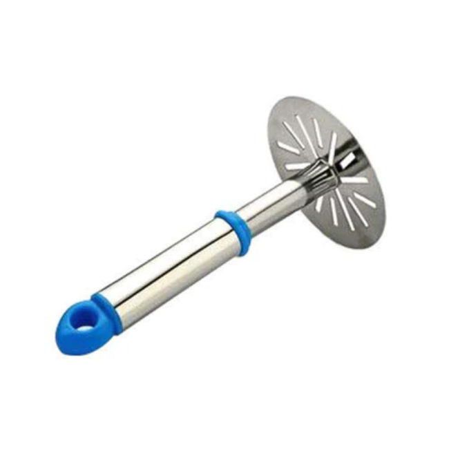 WELLMORA STAINLESS STEEL POTATO MASHER, PAUBHAJI MASHER ARTICLE NO HKSSPMPMWD1M