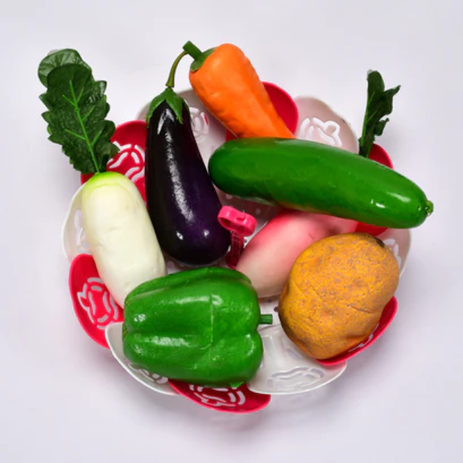 WELLMORA LOTUS SHAPE FOLDABLE FRUIT & VEGETABLE BASKET TRAY,COLOR MAY VARY ARTICLE NO HKLSBWD1M