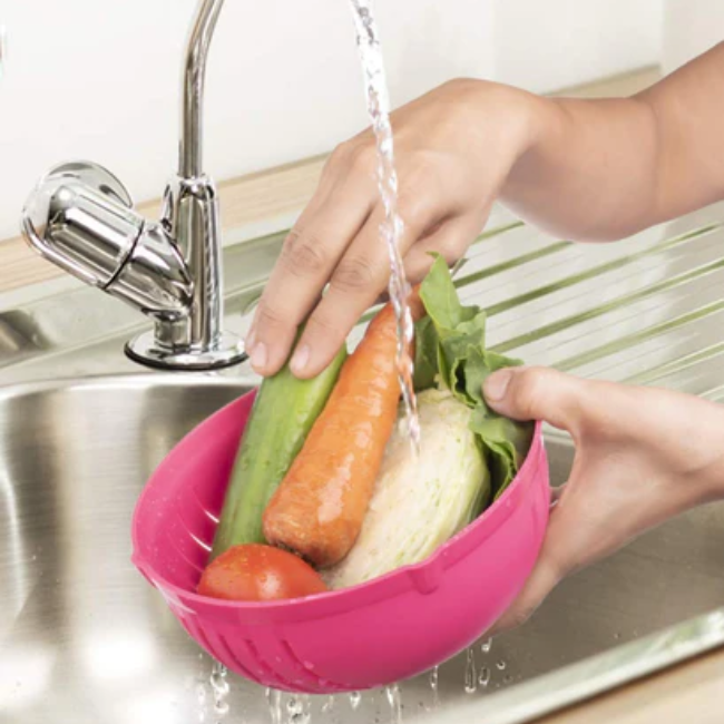 WELLMORA MULTIPURPOSE SALAD CUTTER BOWL EASY TO 60 SECONDS SALAD MAKER KITCHEN TOOLS ARTICLE NO HKMPKSBWD1M