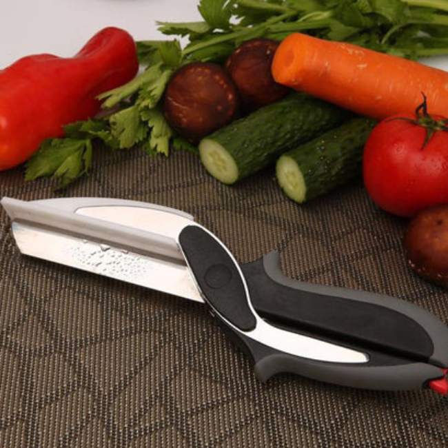 WELLMORA CLEVER CUTTER 2 IN 1 FOOD CHOPPER SLICER DICER VEGETABLE FRUIT CUTTER ARTICLE NO HKCFCSDCWD1M