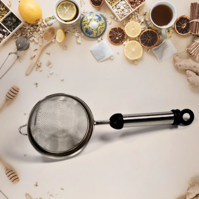 WELLMORA STAINLESS STEEL SOUP JUICE/TEA STRAINER ARTICLE NO HKSSTSWD2M