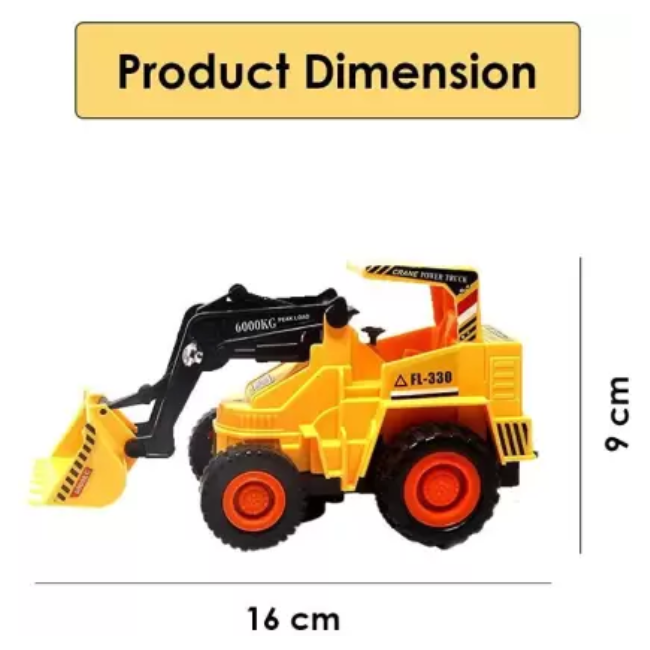 SOLO CITY Remote Control Battery Operated JCB Crane Truck Toy ARTICLE NO TYRCBOJTTSD1M