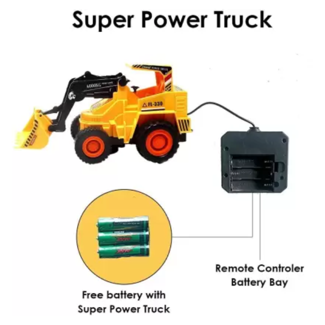 SOLO CITY Remote Control Battery Operated JCB Crane Truck Toy ARTICLE NO TYRCBOJTTSD1M