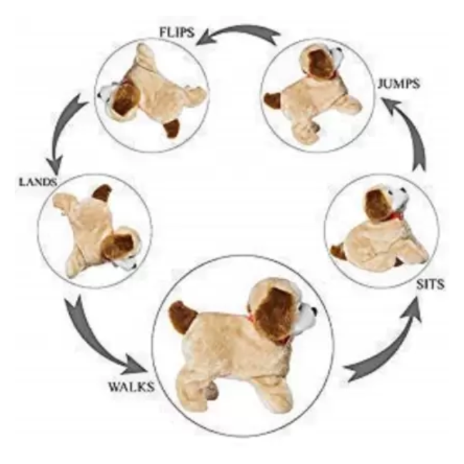 SOLO CITY Barking, Walking and Jumping Puppy Toy, Back Flip Dog Best Gift for and Kids ARTICLE NO TYWBJPTSD1M