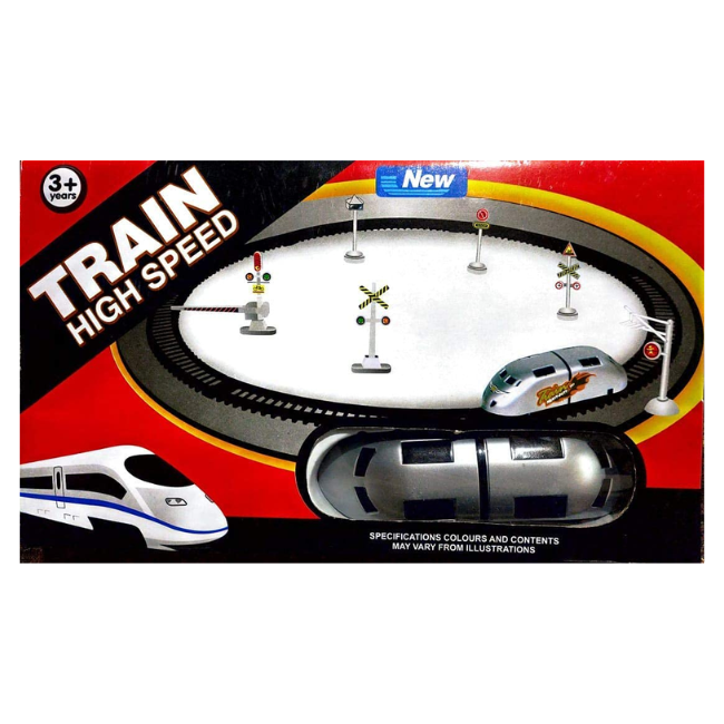 SOLO CITY High Speed Bullet Train Toy Set with Tracks and Signals for Kids ARTICLE NO TYHSBTTD1M