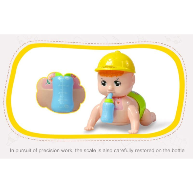 SOLO CITY Musical Talking Crawling Baby Toy for Babies Kids Infants Dazzling Lights and Dynamic Sound ARTICLE NO TYCBLMD1M