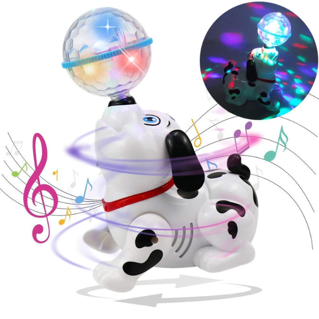 SOLO CITY Dancing Dog Toy with Music Flashing Lights ARTICLE NO TYDDTMFLD1M