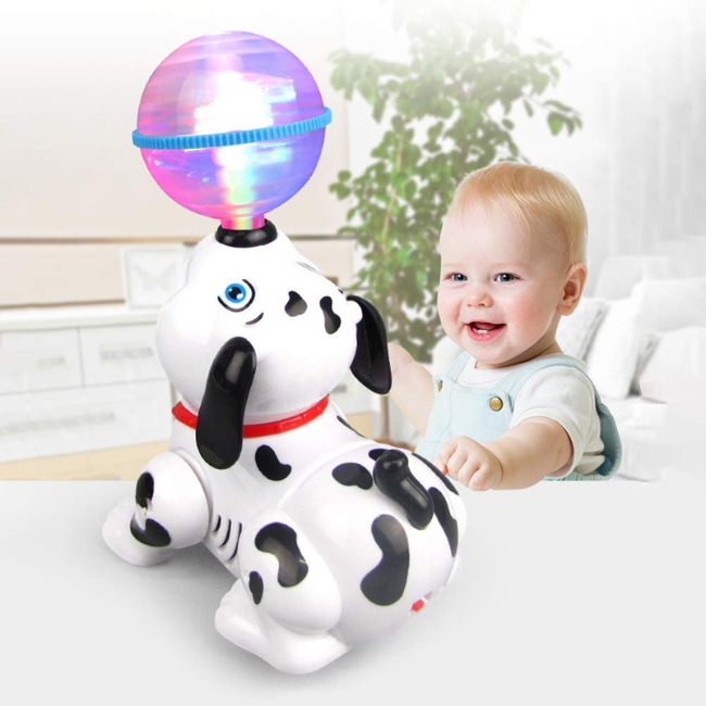 SOLO CITY Dancing Dog Toy with Music Flashing Lights ARTICLE NO TYDDTMFLD1M