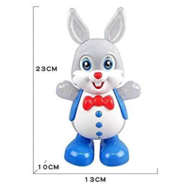 SOLO CITY Dancing Rabbit With Led Flashing Lights And Interactive Music for Boys and Girls ARTICLE NO TYDRNLD1M