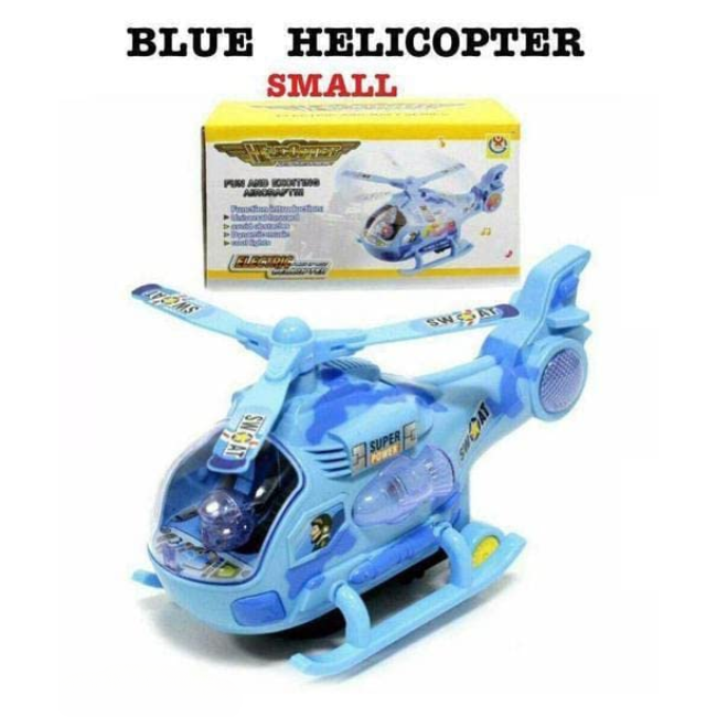 SOLO CITY Electric Helicopter Without Remote 360 Degree Rotation Musical and 3D Lights Helicopter Toy for Kids ARTICLE NO TYETHLSD1M