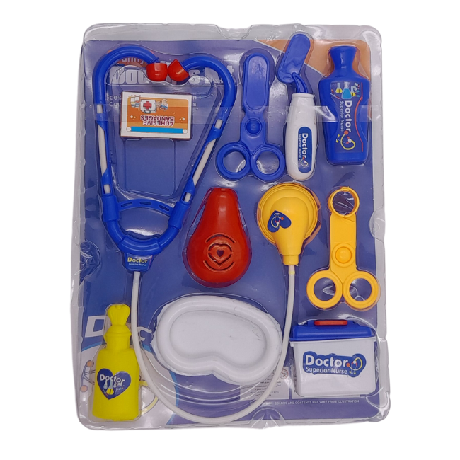 SOLO CITY Doctor Kit Toys for Kids, Doctor Kit Pretend Play Doctor Play Set Medical Toy Set Fun Toy Gift Early Education for Kids ARTICLE NO TDPSMCCSD2M