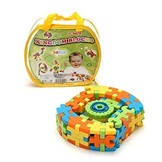 SOLO CITY Blocks Set, Multi Colour, Learning Block, 32 Pieces ARTICLE NO TYBSMCLD1M