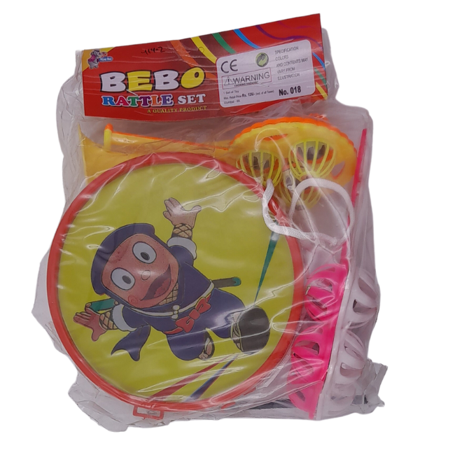 SOLO CITY KIDS MUSICAL DRUM & RATTLE SET ARTICLE NO TYKMDRSD1M