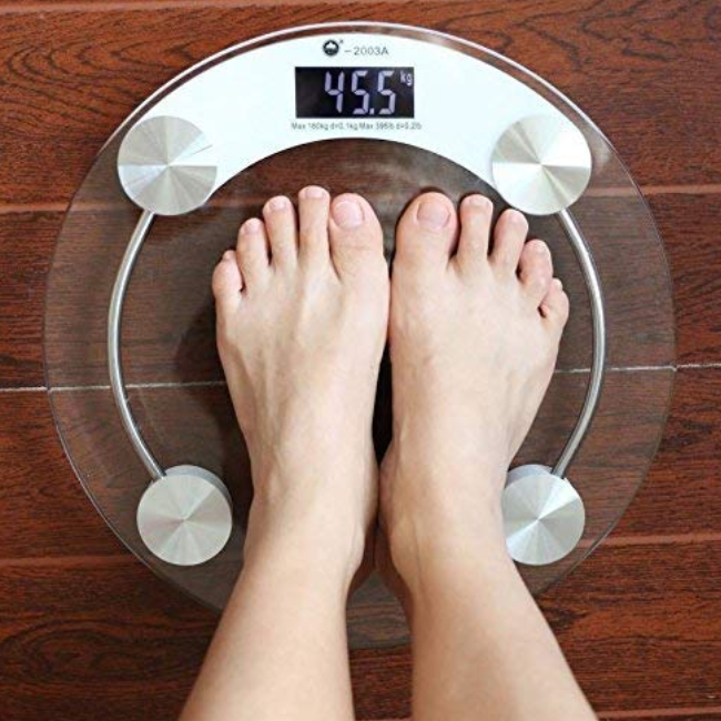 RAY VISION 8 Mm Round Thick LCD Display Health Body Weight Weighing Scale ARTICLE NO BWSD1M