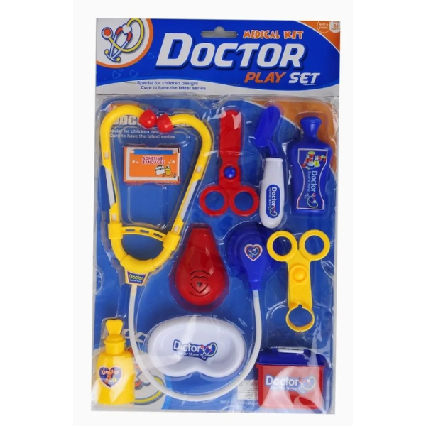 SOLO CITY Doctor Kit Toys for Kids, Doctor Kit Pretend Play Doctor Play Set Medical Toy Set Fun Toy Gift Early Education for Kids ARTICLE NO TDPSMCCSD2M