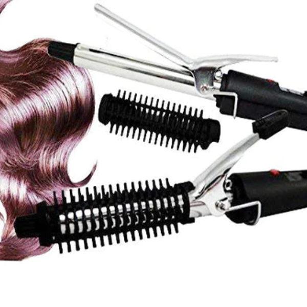 AIROTRON Professional Hair Curler Iron Rod Brush Styler for Women Professional Hair Curler Tong with Machine Stick and Roller ARTICLE NO HTHCED1M