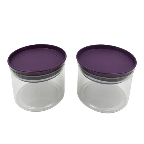 WELLMORA Air Tight & Unbreakable Kitchen Jar Set Food Storage Containers for Dry Fruits, Spices, Snacks, Pulses (2 Pcs Set) ARTICLE NO HKWMCRBMD5M