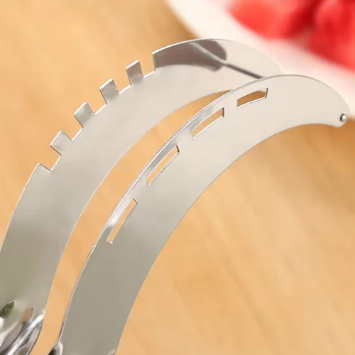 AIROTRON 3in1 Stainless Steel Watermelon Cantaloupe Slicer Knife, Corer Fruit, Vegetable Tools Kitchen (1 Pc) ARTICLE NO HKTCPD2M