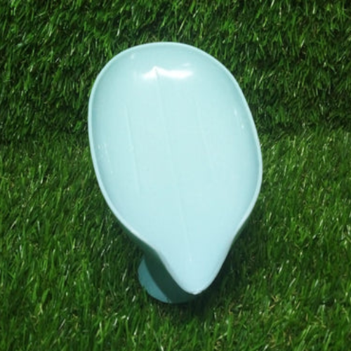 WELLMORA Soap Holder Leaf-Shape Self Draining Soap - with Suction Cup Soap Dish Suitable for Shower, Bathroom, Kitchen Sink (Multicolor) ARTICLE NO HKLSDBSHWD2M