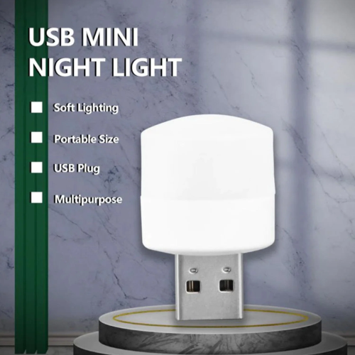 DURKIN USB LED LAMP Night Light, Plug in Small Led Nightlight Mini Portable for PC and Laptop. ARTICLE NO HTGLBD1M