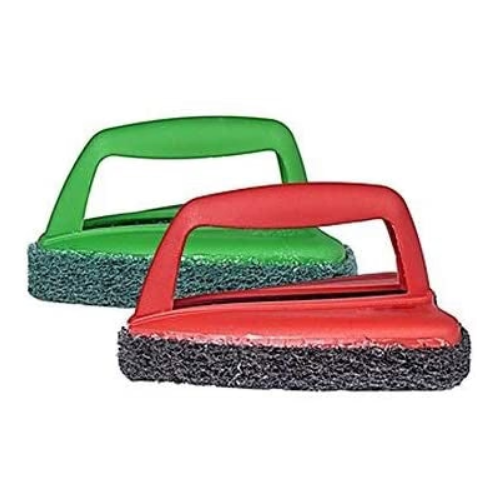 WELLMORA Tile Cleaning Multipurpose Scrubber Brush with Handle ARTICLE NO HKSBBSBD11M