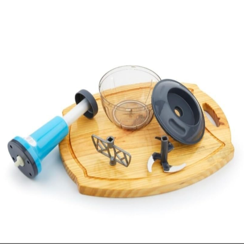 WELLMORA PLASTIC-MANUAL HAND-PRESS FOOD & VEGETABLE CHOPPER FOOD CHOPPER CHOPPER (1) ARTICLE NO. HKCHWMD6M