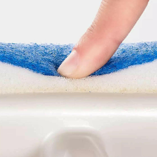WELLMORA 2-in-1 Glass Wiper & Cleaning Brush Double-Sided Mirror, Tile, and Grout Cleaner for Bathroom and Windows, Car Wash Wiper, Glass Wipes car Glass Wiper ARTICLE NO HKFPHBFCWWD2M