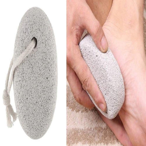 WELLMORA Oval Shape Stone Foot, Heel Scrubber for Unisex Foot Scrubber Stone ARTICLE NO HKSBBSBD12M