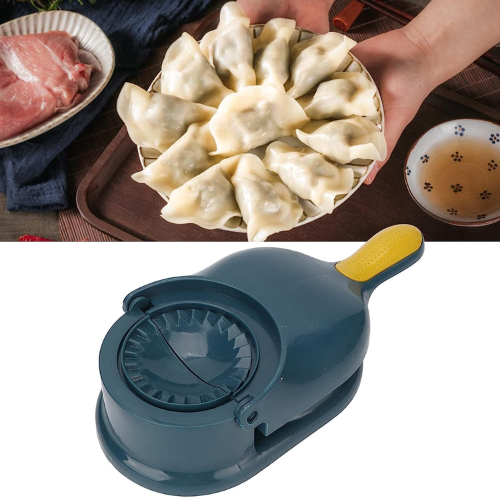 WELLMORA 2-in-1 Dumpling Maker,Puri Maker Momo Maker,ghughra Maker, Gujiya Maker Machine, Momos Maker Machine,Gujiya Mould - Skin Press Mould for Ghughra with Dumpling Puri Maker ARTICLE NO HKPRKTMDPWD2M