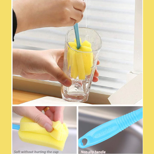 WELLMORA Sponge Head Household Kitchen Cleaning Tool (20cm) ARTICLE NO HKSVBSBD2M