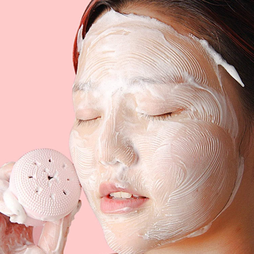 WELLMORA Facial Cleansing Brushes, Cute Octopus Shape Silicone Face Scrubber Massager Skincare Tool (1PC) ARTICLE NO HKSBBSBD9M