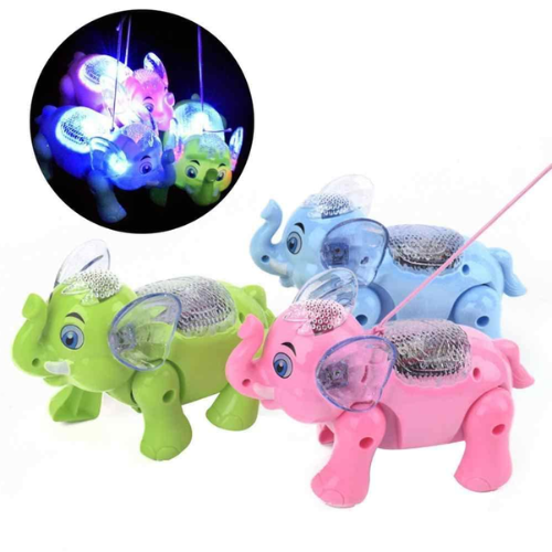 SOLO CITY Light and Sound Battery Operated Walking Elephant Toy Ground Walking & Musical Sound ARTICLE NO TYEMEBOD1M