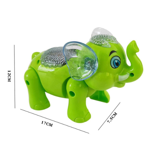 SOLO CITY Light and Sound Battery Operated Walking Elephant Toy Ground Walking & Musical Sound ARTICLE NO TYEMEBOD1M