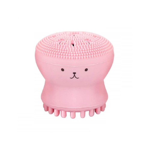 WELLMORA Facial Cleansing Brushes, Cute Octopus Shape Silicone Face Scrubber Massager Skincare Tool (1PC) ARTICLE NO HKSBBSBD9M