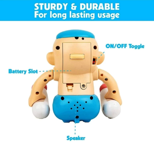 SOLO CITY Tumbling Baby Electric Voice Controlled Baby with Feeding Bottles, Creative Rolling Toy for Kids ARTICLE NO TYRBMED1M