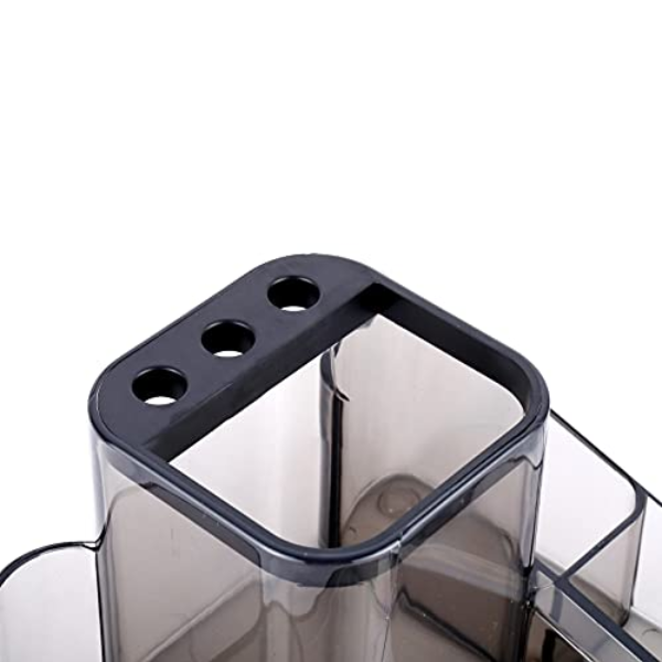 Aeronote acrylic Pen Stand Pen and Pencil Holders Cups Business Card Holder Stand for Pens, Pencils, Makers, Staplers and Other Stationery Items Desktop Organizer Storage ARTICLE NO STAPSD1M