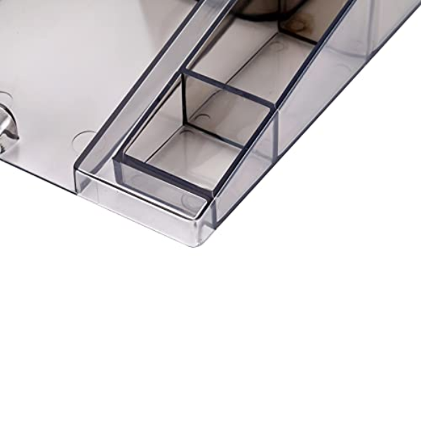 Aeronote acrylic Pen Stand Pen and Pencil Holders Cups Business Card Holder Stand for Pens, Pencils, Makers, Staplers and Other Stationery Items Desktop Organizer Storage ARTICLE NO STAPSD1M