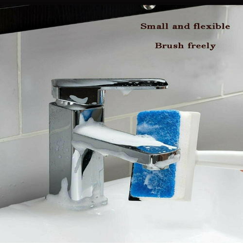 WELLMORA 2-in-1 Glass Wiper & Cleaning Brush Double-Sided Mirror, Tile, and Grout Cleaner for Bathroom and Windows, Car Wash Wiper, Glass Wipes car Glass Wiper ARTICLE NO HKFPHBFCWWD2M